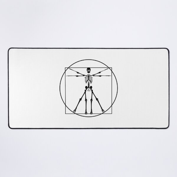 Item preview, Skeleton of Vitruvian in black designed and sold by Neon-astronaut1.