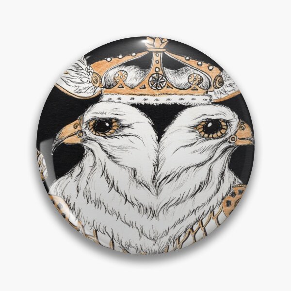 Item preview, Steampunk Falcons (Strength Tarot) designed and sold by Oniroiatlier.