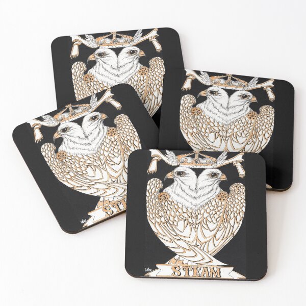 Item preview, Steampunk Falcons (Strength Tarot) designed and sold by Oniroiatlier.