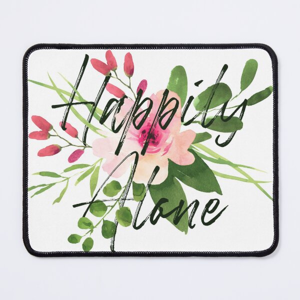 Item preview, Happily alone wrapped in flowers designed and sold by blueskiesforme.