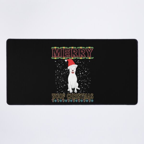 Item preview, Merry woof Christmas Funny Basenji designed and sold by patroart.