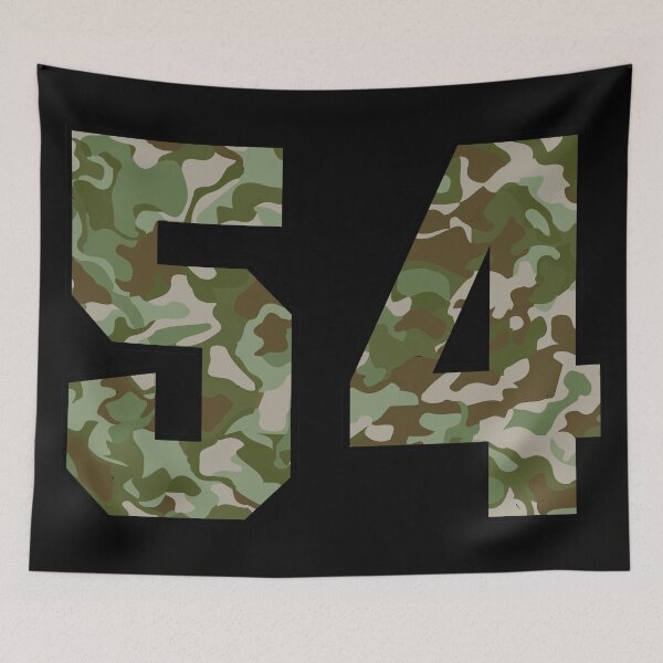 Item preview, Army Camo Number Fifty-four Veteran Lucky Number 54 designed and sold by Urosek.