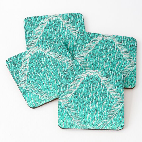 Item preview, Aqua Botanical Rhombus designed and sold by fatenanwar.