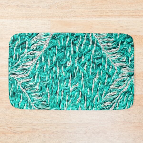 Item preview, Aqua Botanical Rhombus designed and sold by fatenanwar.