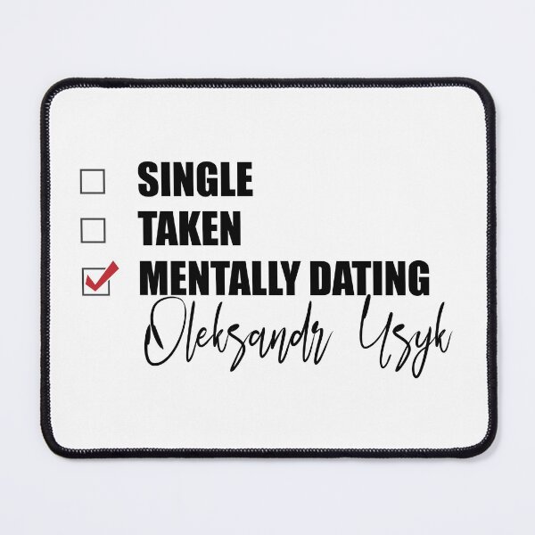 Item preview, Mentally Dating Oleksandr Usyk designed and sold by Bend-The-Trendd.