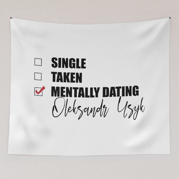 Item preview, Mentally Dating Oleksandr Usyk designed and sold by Bend-The-Trendd.