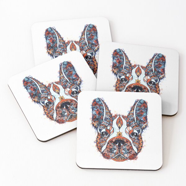 Item preview, Watercolor French Bulldog Mandala, French Bulldog Painting, French Bulldog Art, French Bulldog Clipart designed and sold by RomanDigitalArt.