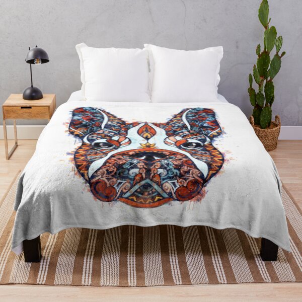Item preview, Watercolor French Bulldog Mandala, French Bulldog Painting, French Bulldog Art, French Bulldog Clipart designed and sold by RomanDigitalArt.