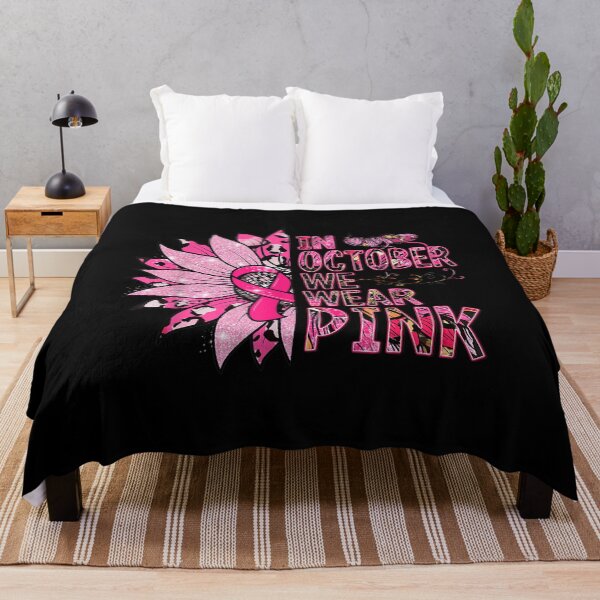 Artikelvorschau, Sonnenblumen-Leopard im Oktober tragen wir rosa Brustkrebs-Geschenk entworfen und verkauft von paudels.
