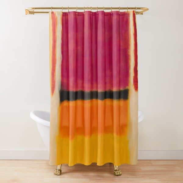Mark Rothko | Violet, Black, Orange Yellow on White and Red,Mark Rothko Painting #3 Shower Curtain
