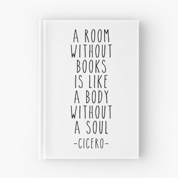 Item preview, A Room Without Books Is Like A Body Without A Soul, Marcus Tullius Cicero, Book Lovers Gift designed and sold by aenaonartwork.