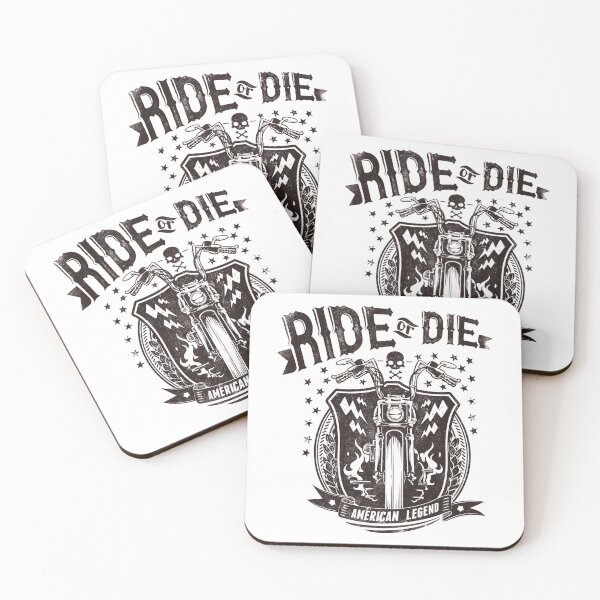 Item preview, Ride or Die logo, Printed, motorcycle printing, designed and sold by LachenEaton.