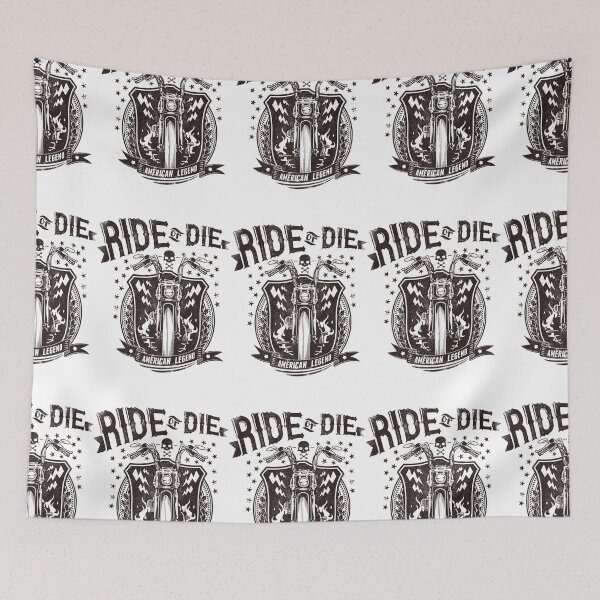 Item preview, Ride or Die logo, Printed, motorcycle printing, designed and sold by LachenEaton.