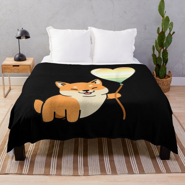 Item preview, Shiba Inu Balloon Genderflor Pride designed and sold by bessiey23.