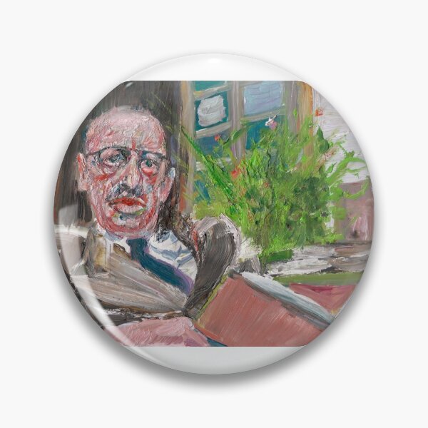 Item preview, IGOR STRAVINSKY in his studio - oil portrait designed and sold by lautir.