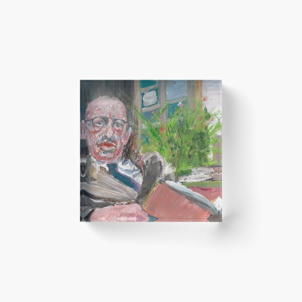 Item preview, IGOR STRAVINSKY in his studio - oil portrait designed and sold by lautir.
