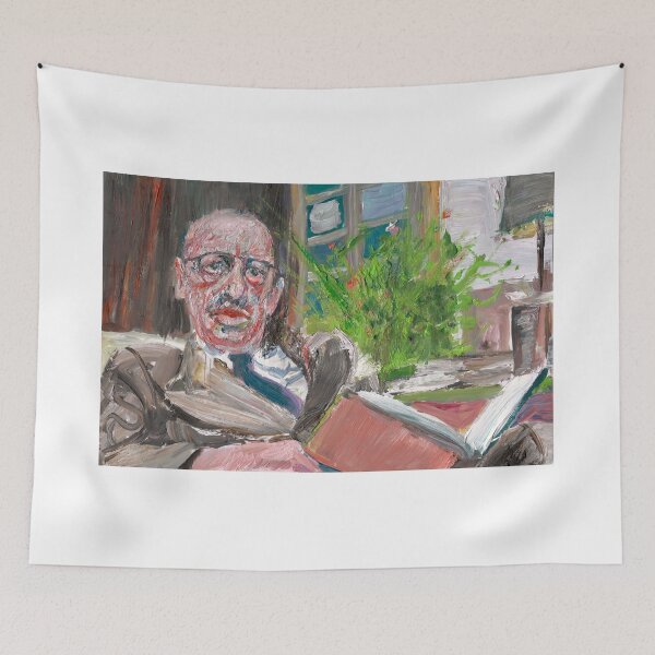 Item preview, IGOR STRAVINSKY in his studio - oil portrait designed and sold by lautir.