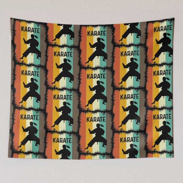 Item preview, Karate Retro Vintage designed and sold by thanhmaidesign.