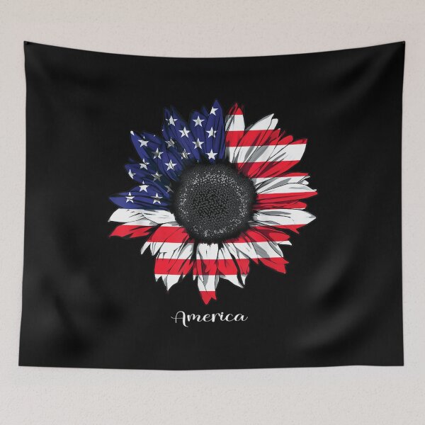 Item preview, Usa Sunflower American Flag Sunflower designed and sold by bessiey23.
