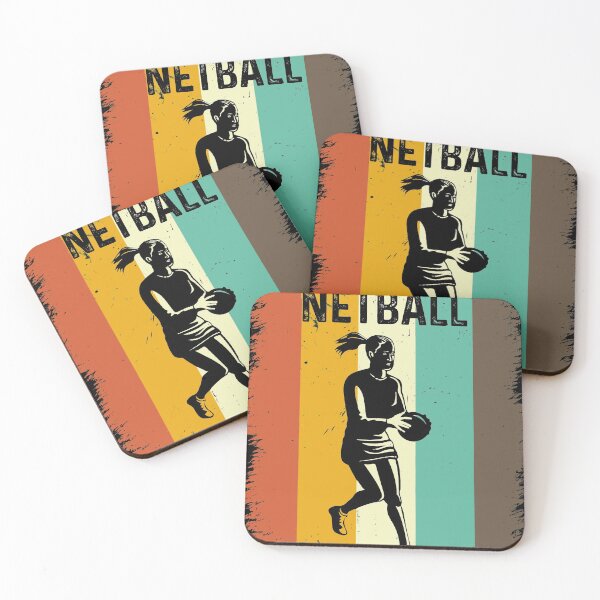Item preview, Vintage Retro Netball designed and sold by thanhmaidesign.