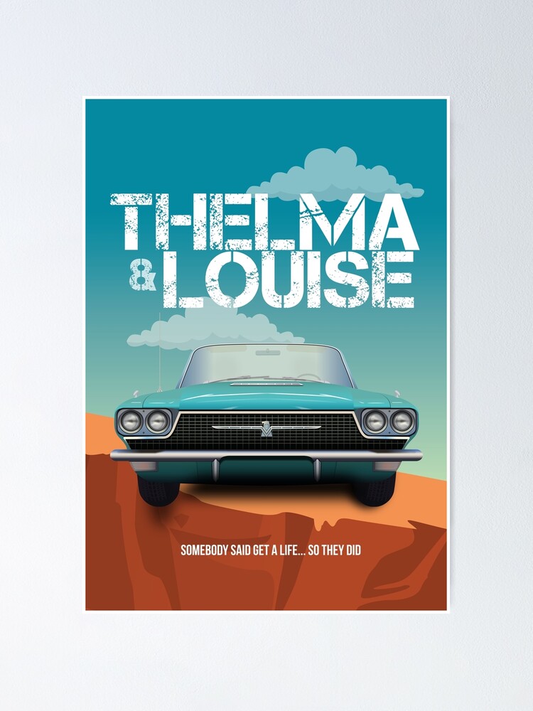 Thelma and Louise Movie Poster Minimalist Movie Poster A4 