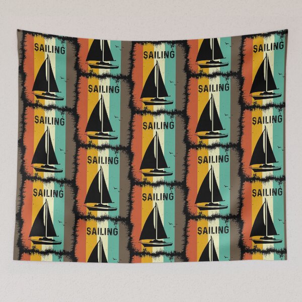 Item preview, Vintage Retro Sailing designed and sold by thanhmaidesign.