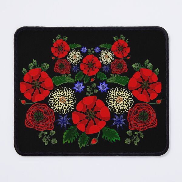 Item preview, Floral Ukraine Retro Vintage Ukrainian Embroidery Vyshyvanka Style designed and sold by r-silver.