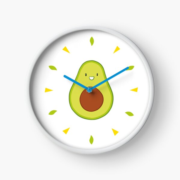 Shiny Avocado Horloge