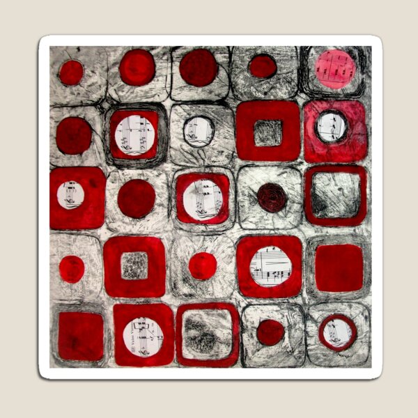 Item preview, Musical Squares designed and sold by Belinda "BillyLee" NYE (Printmaker).