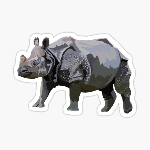 Item preview, I is for Indian Rhino  designed and sold by thezoogirl.