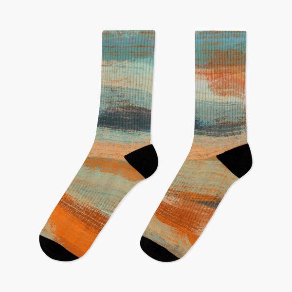 Item preview, Rustic Blue and Orange Textured Design designed and sold by Jessielee72.