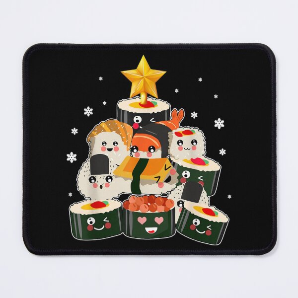 Item preview, Kawaii Sushi Christmas Tree Salmon Maki Wasabi Japanese Food designed and sold by TERRYCOXSHOP.