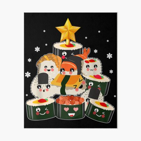 Making Sushi Christmas Art Board Prints for Sale | Redbubble