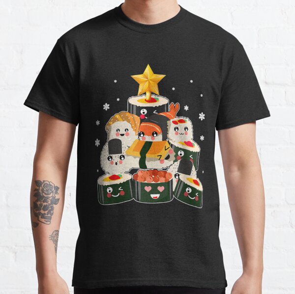 Christmas Sushi T-Shirts for Sale | Redbubble