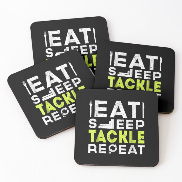 Item preview, Eat Sleep Tackle Repeat For Defensive designed and sold by lindaxse.