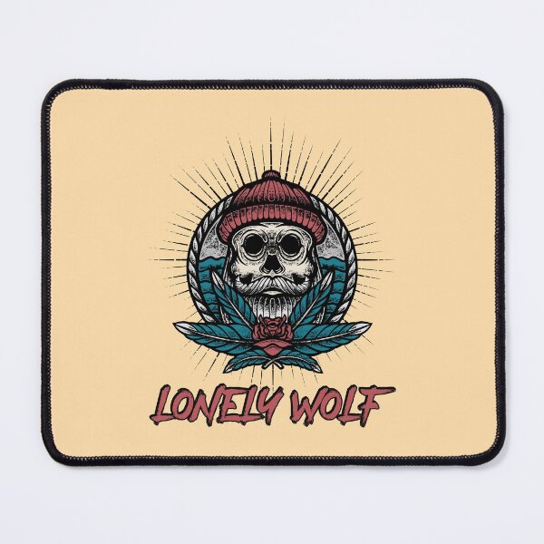 Item preview, Lonely Wolf Skull Design designed and sold by Artpace.