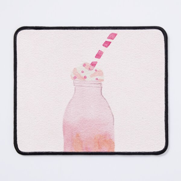 Item preview, Pink Milkshake Watercolor designed and sold by elsabean.