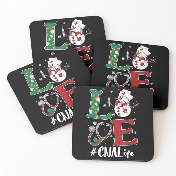 Item preview, Love CNA Life Stethoscope Snowman Christmas Vaccinated designed and sold by TERRYCOXSHOP.