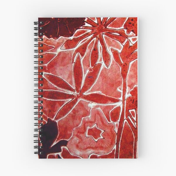 Item preview, Red Flower Print 1 designed and sold by Belinda "BillyLee" NYE (Printmaker).