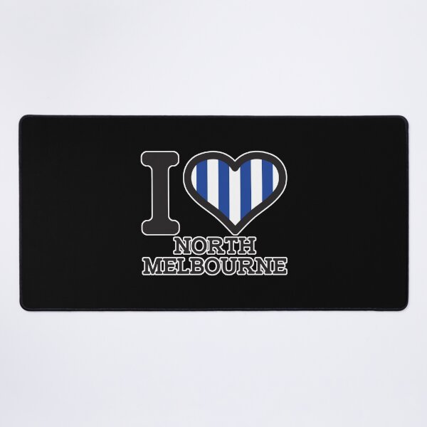 Aperçu de l'œuvre « I love North Melbourne » Vêtements, marchandises, t-shirts, leggings, jupe, masque, tablier, sac écologique créée et vendue par Ink Inc.