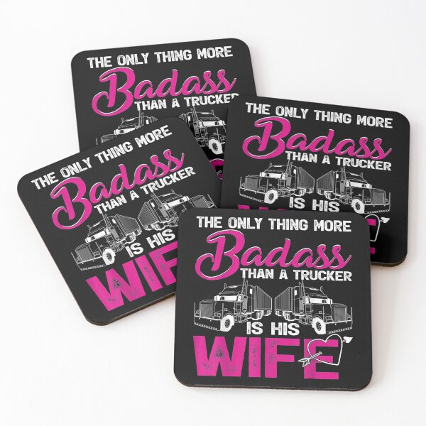 Item preview, The Only Thing More Badass Than A Trucker Is His Wife designed and sold by jennifera11.
