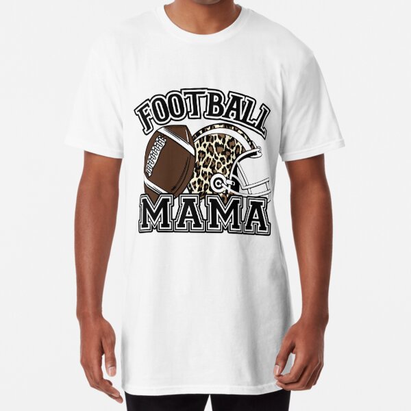 Men's Football Mama T Shirt Cute Football Mom Tshirt Football Mom Shir