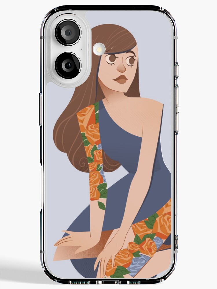 Thumbnail 1 of 5, iPhone Case, Orange Roses designed and sold by Ariadne-art.
