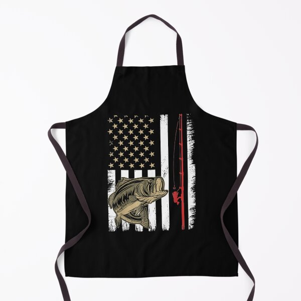 Item preview, American Flag Fishing Rod Vintage Grunge Largemouth Bass designed and sold by lindaxse.