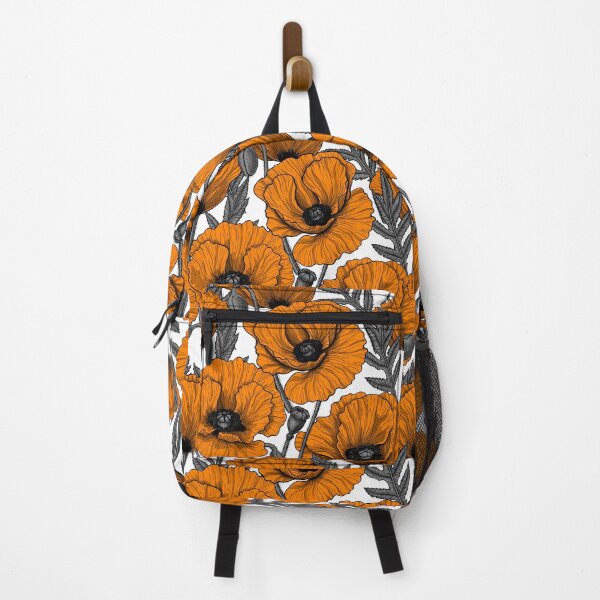 Item preview, Orange poppy garden designed and sold by Katerina Mitkova Kirilova.