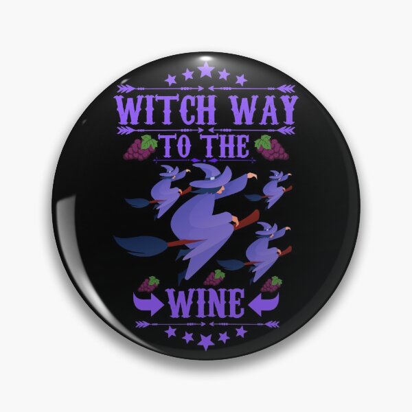 Item preview, Witch Way To The Wine designed and sold by changemylife.