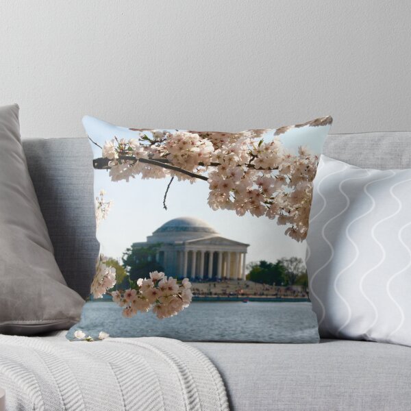 Item preview, Cherry Blossoms and Jefferson Memorial  designed and sold by shoot2print.