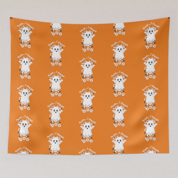Item preview, Ghost cow moo I mean boo designed and sold by punnylauren.