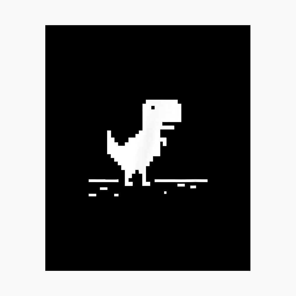 Google Chrome T-rex Game No Internet Chrome Dino Embroidery 