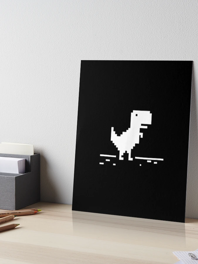 Placa Decorativa T-Rex Game No Internet - Loja Nerd